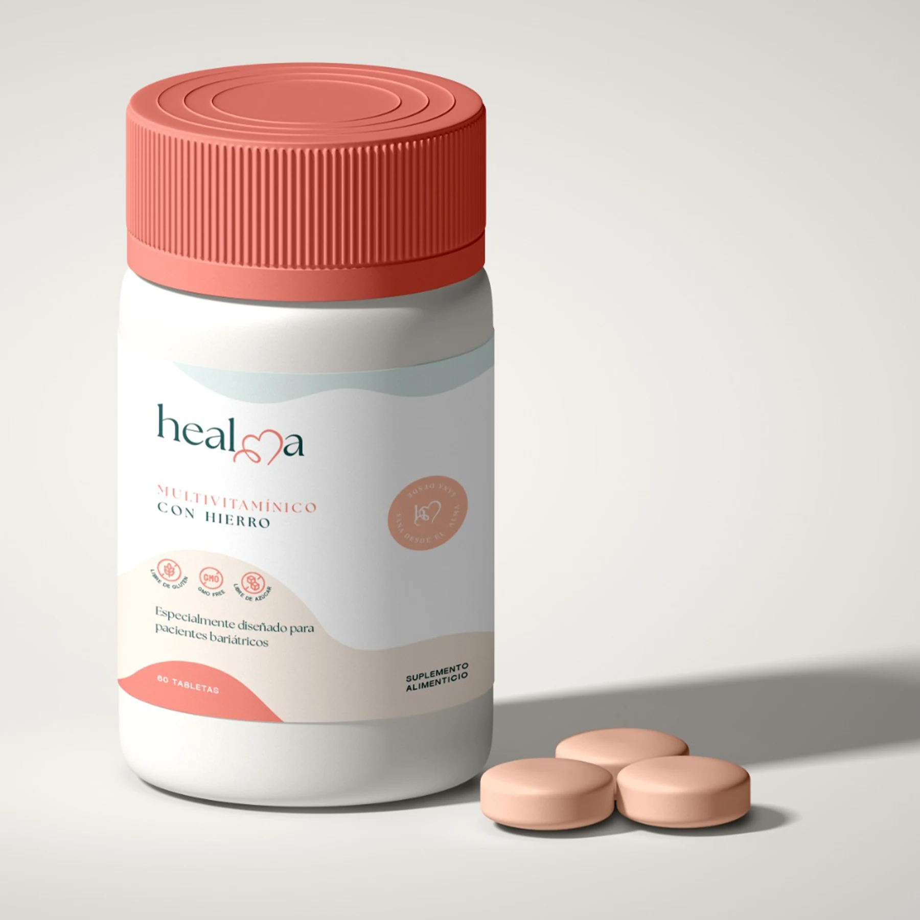 MultiwIron-vitaminico Multivitaminas con Hierro (healma) - Imagen 1